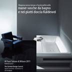 Nuove vasche da bagno e piatti doccia Kaldewai: design puristico ed estetica delle forme