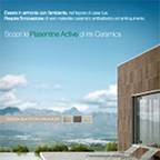 Descrizione: Iris Ceramica presenta Piasentine Active, vero materiale ceramico antibatterico e antinquinante